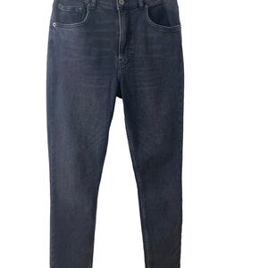 Reformation Black Denim Skinny Fit Jeans Avalon Wash. Sz 27